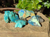 Natural Shattuckite Specimens x 2.8 Kg lot From Kaokoveld, Namibia