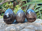 Polished Smokey Quartz Eggs x 6 From Madagascar - Toprock Gemstones and Minerals 