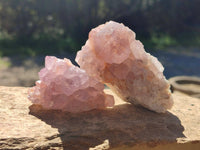 Natural Amethyst Spirit Quartz Clusters x 5 From Boekenhouthoek, South Africa