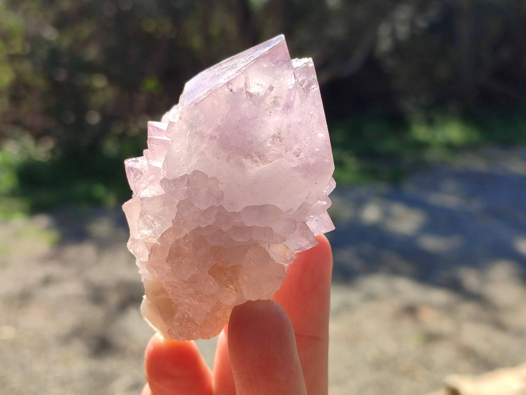 Natural Amethyst Spirit Quartz Clusters x 5 From Boekenhouthoek, South Africa - Toprock Gemstones and Minerals 