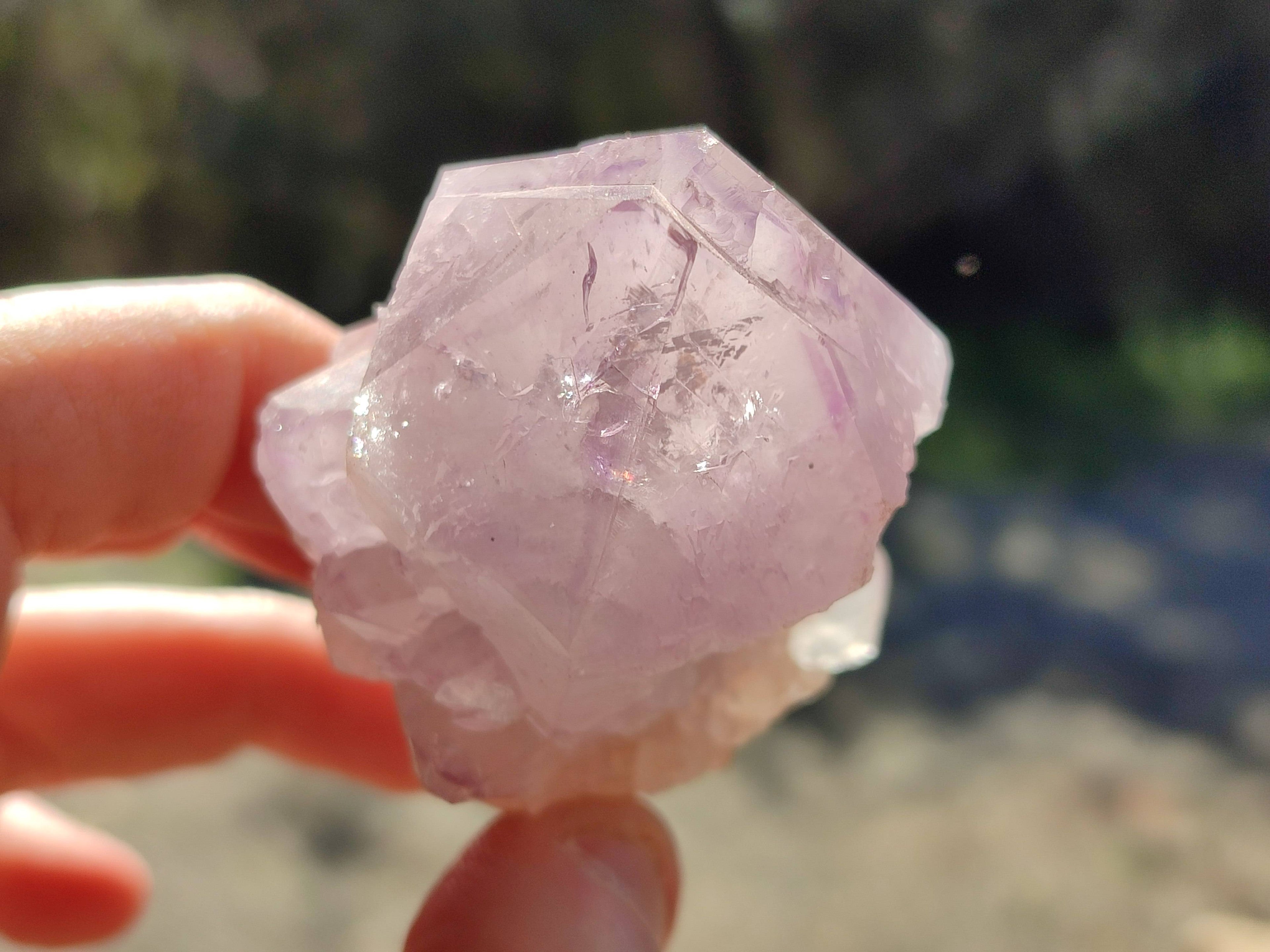 Natural Amethyst Spirit Quartz Clusters x 5 From Boekenhouthoek, South Africa - Toprock Gemstones and Minerals 