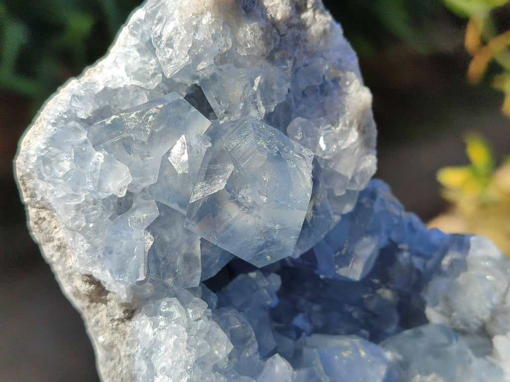 Natural Celestite Geode Specimen x 1 From Sakoany, Madagascar - Toprock Gemstones and Minerals 
