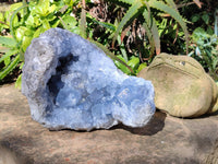 Natural Celestite Geode Specimen x 1 From Sakoany, Madagascar