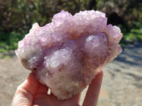 Natural Amethyst Spirit Quartz Clusters x 3 From Boekenhouthoek, South Africa