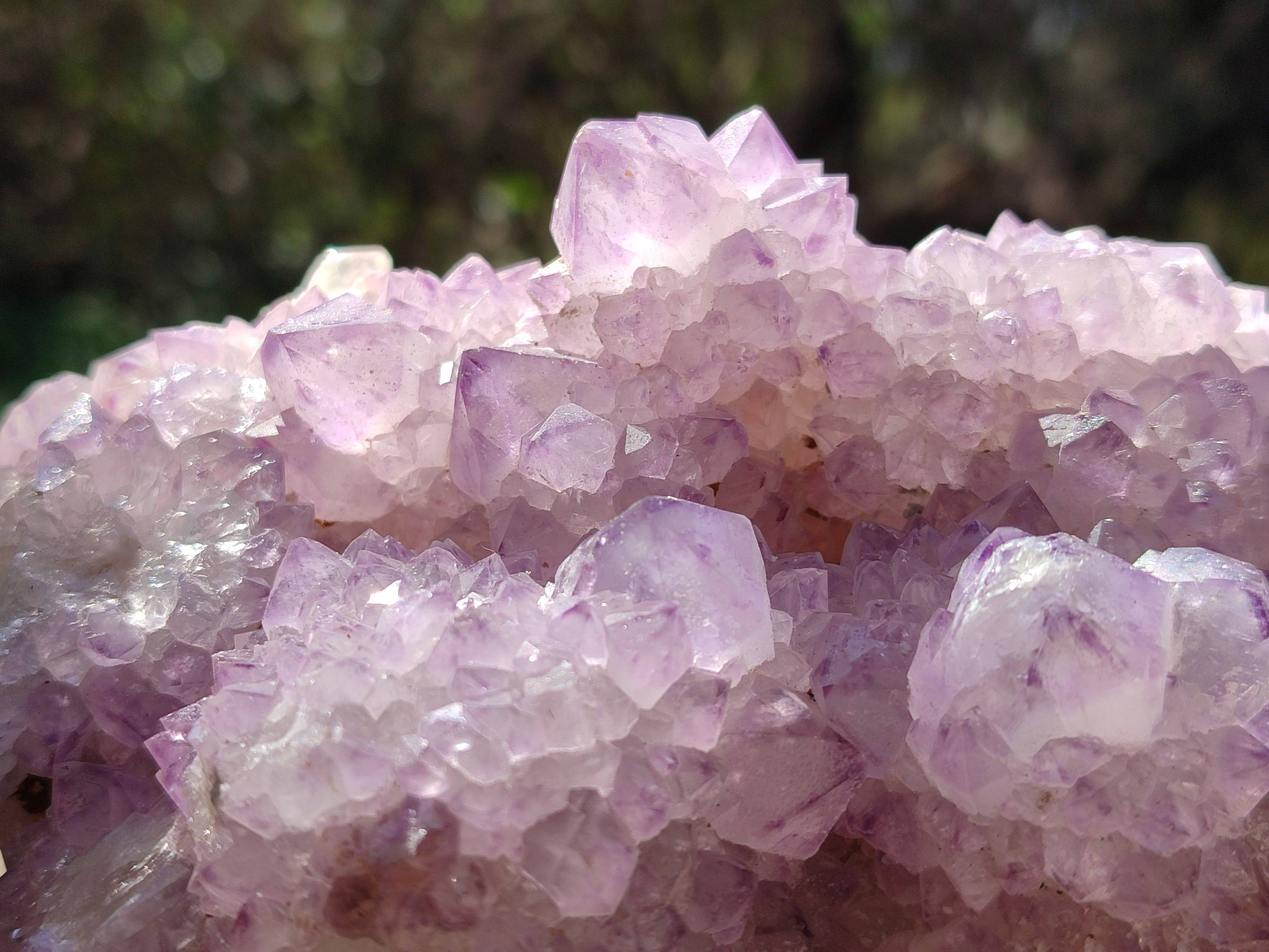 Natural Amethyst Spirit Quartz Clusters x 3 From Boekenhouthoek, South Africa - Toprock Gemstones and Minerals 