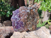 Natural Metallic Purpurite Cobbed Specimen x 1 From Erongo, Namibia