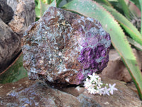 Natural Metallic Purpurite Cobbed Specimen x 1 From Erongo, Namibia