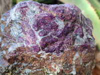 Natural Metallic Purpurite Cobbed Specimen x 1 From Erongo, Namibia