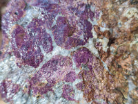 Natural Metallic Purpurite Cobbed Specimen x 1 From Erongo, Namibia