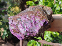 Natural Metallic Purpurite Cobbed Specimen x 1 From Erongo, Namibia