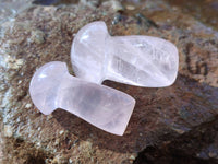 Polished Rose Quartz Mini Mushrooms x 20 Madagascar