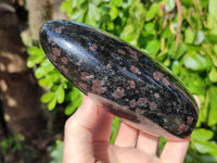 Polished Iolite Standing Free Forms x 2 From Ambatofinandrahana, Madagascar