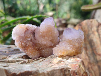Natural Amethyst Spirit Quartz Clusters x 20 From Boekenhouthoek, South Africa