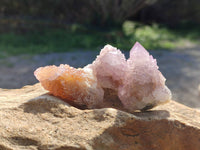 Natural Amethyst Spirit Quartz Clusters x 20 From Boekenhouthoek, South Africa