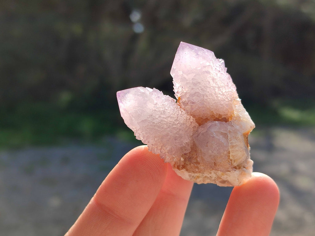 Natural Amethyst Spirit Quartz Clusters x 20 From Boekenhouthoek, South Africa - Toprock Gemstones and Minerals 