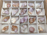 Natural Amethyst Spirit Quartz Clusters x 20 From Boekenhouthoek, South Africa