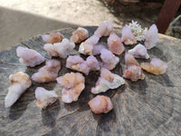 Natural Amethyst Spirit Quartz Clusters x 20 From Boekenhouthoek, South Africa