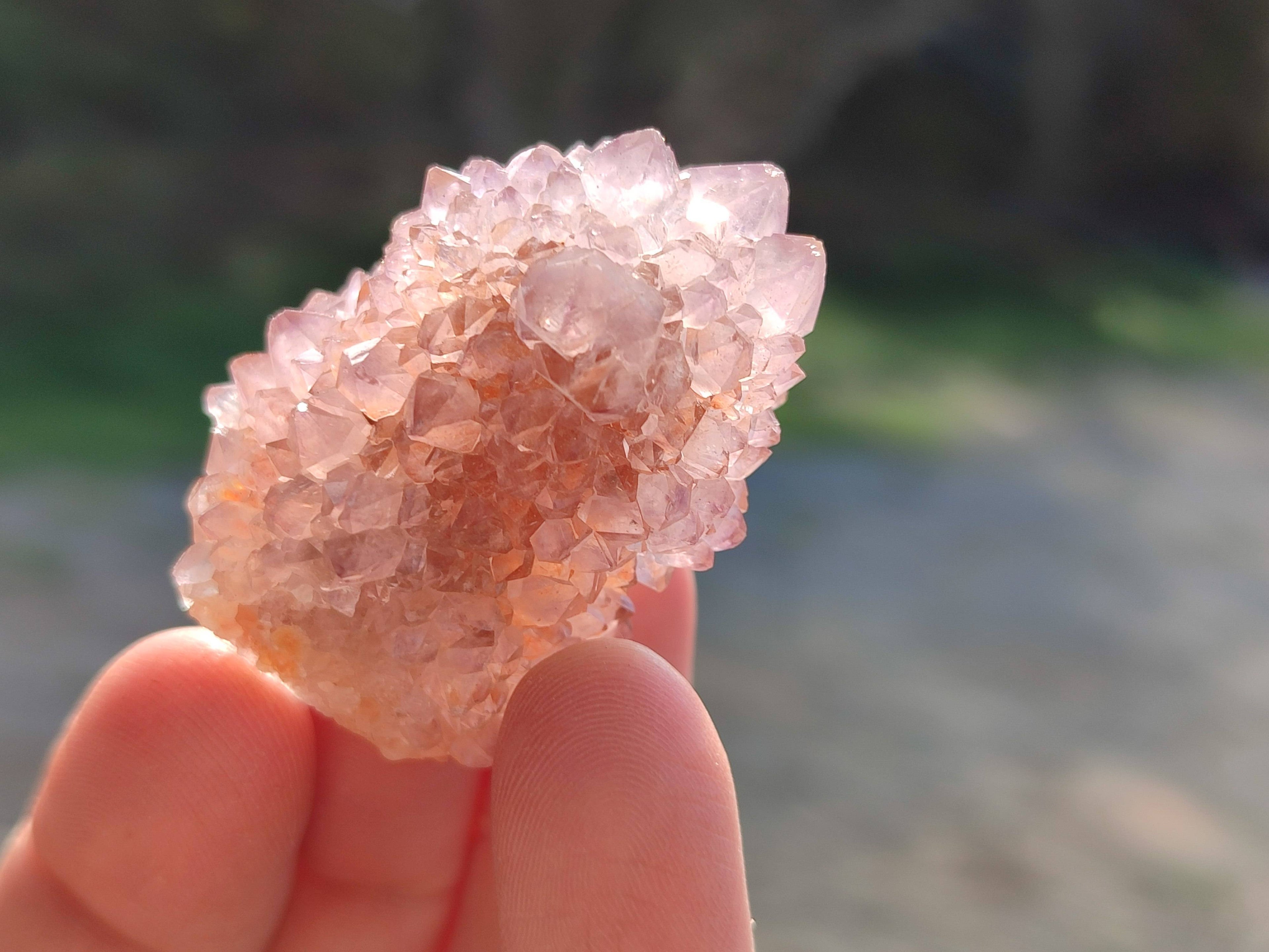 Natural Amethyst Spirit Quartz Clusters x 20 From Boekenhouthoek, South Africa - Toprock Gemstones and Minerals 