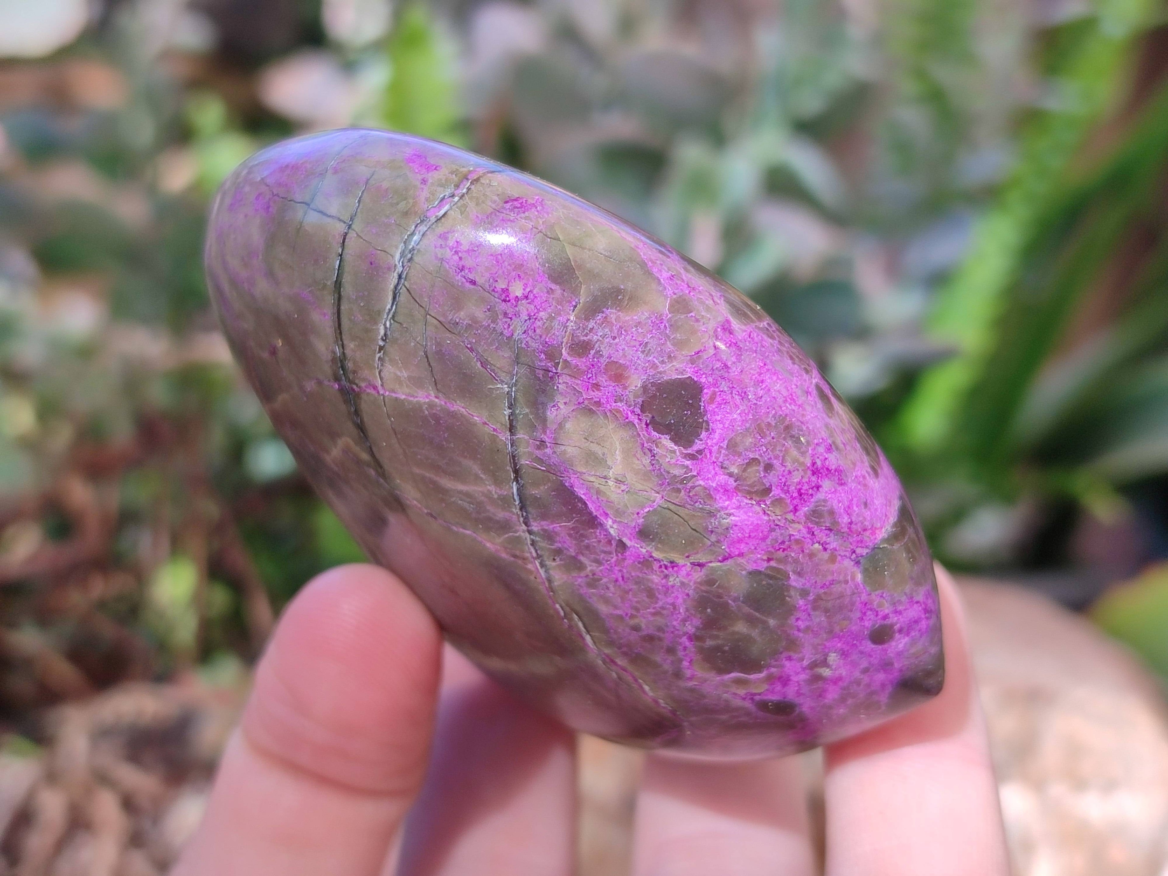 Polished Stichtite Standing Free Forms x 6 From Barberton, South Africa - Toprock Gemstones and Minerals 