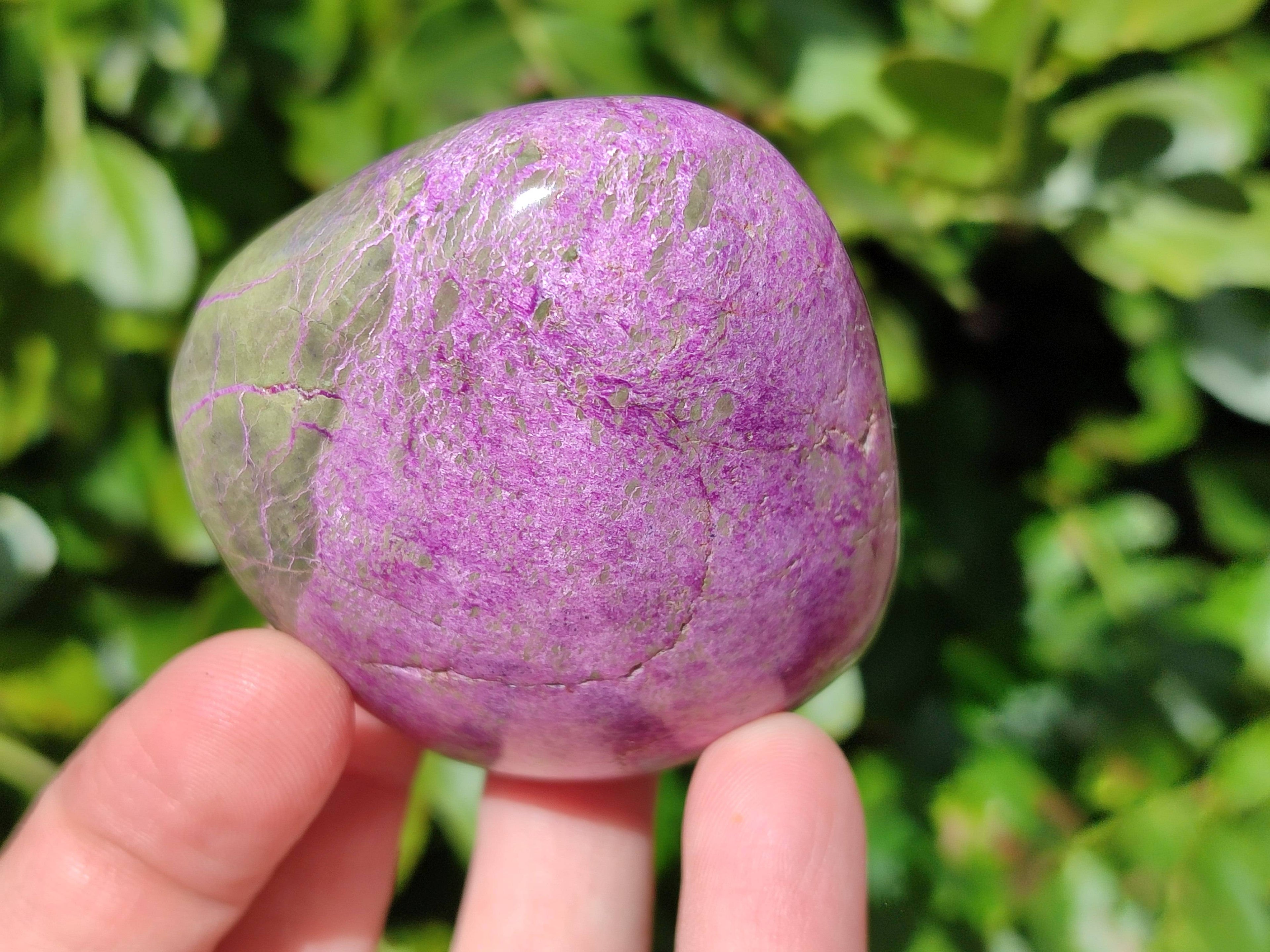 Polished Stichtite Standing Free Forms x 6 From Barberton, South Africa - Toprock Gemstones and Minerals 