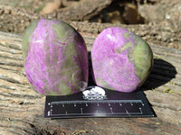 Polished Stichtite Standing Free Forms x 6 From Barberton, South Africa