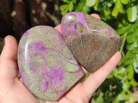 Polished Stichtite Standing Free Forms x 6 From Barberton, South Africa