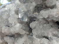 Polished Celestite Geode Heart x 1 From Sakoany, Madagascar