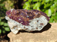 Natural Metallic Purpurite Cobbed Specimens x 6 From Erongo, Namibia