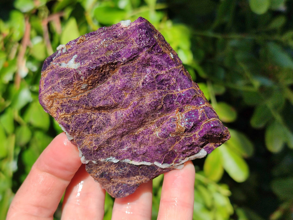 Natural Metallic Purpurite Cobbed Specimens x 6 From Erongo, Namibia - Toprock Gemstones and Minerals 
