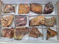 Natural Selected Nguni Jasper Cobbed Specimens x 12 From Prieska, South Africa
