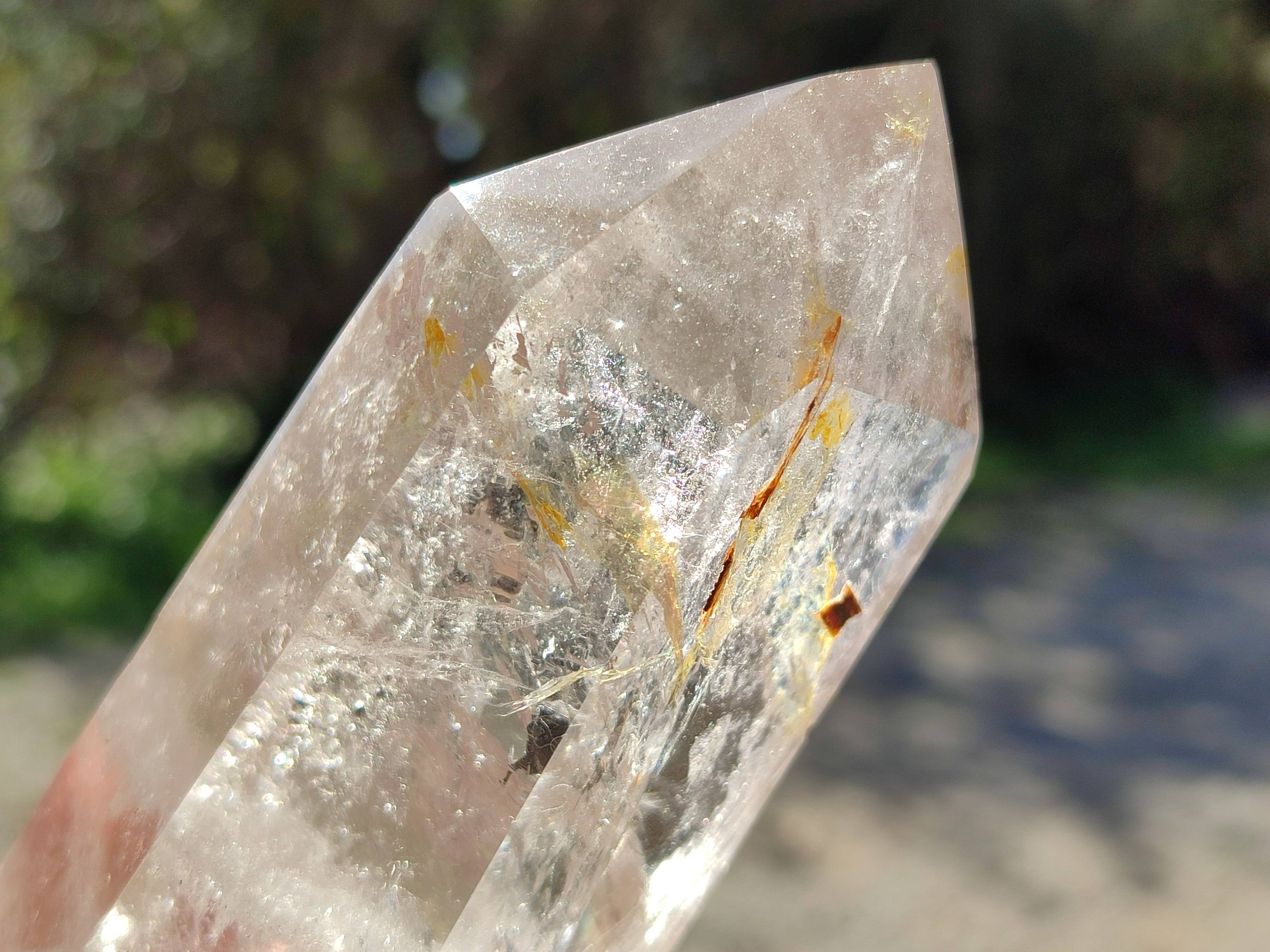 Polished Clear Quartz Crystals x 6 From Madagascar - Toprock Gemstones and Minerals 