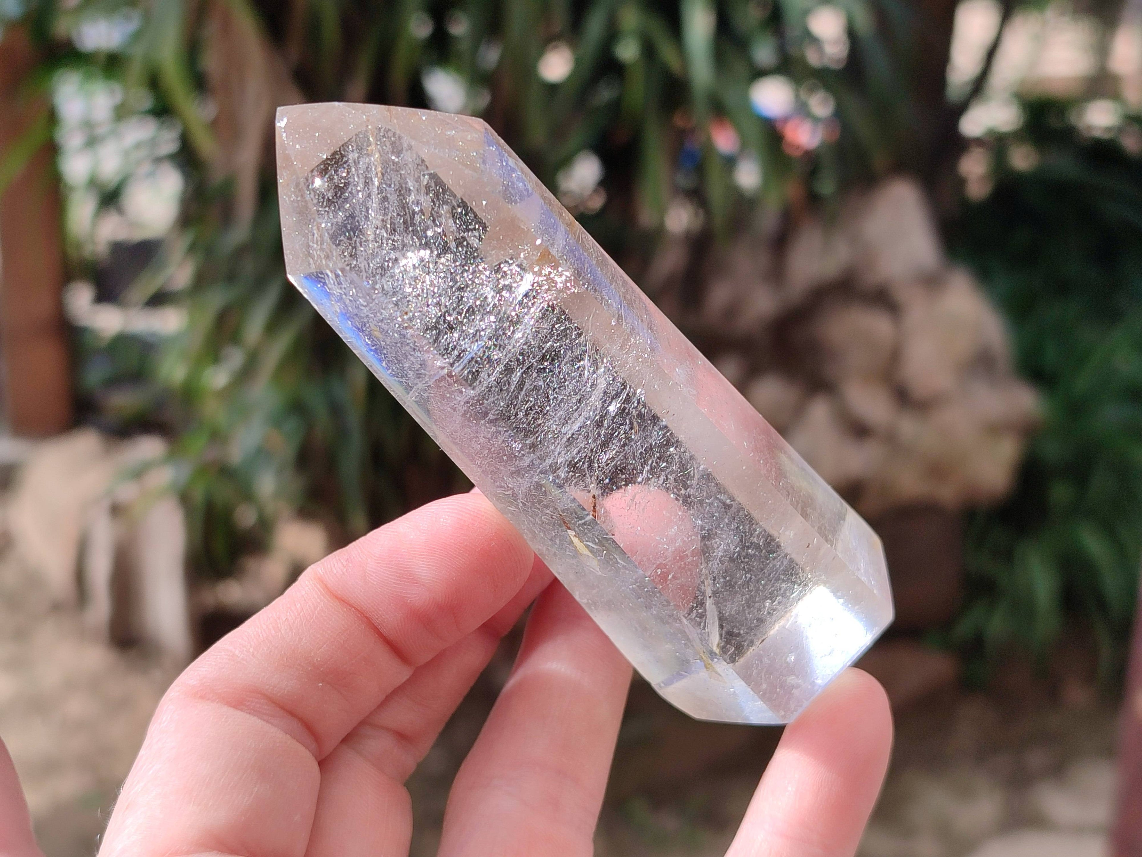 Polished Clear Quartz Crystals x 6 From Madagascar - Toprock Gemstones and Minerals 