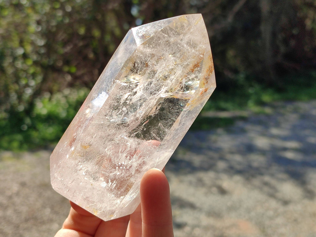 Polished Clear Quartz Crystals x 6 From Madagascar - Toprock Gemstones and Minerals 