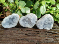 Polished Celestite Items x 12 From Sakoany, Madagascar