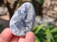Polished Celestite Items x 12 From Sakoany, Madagascar