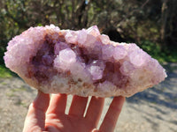Natural Amethyst Spirit Quartz Clusters x 2 From Boekenhouthoek, South Africa
