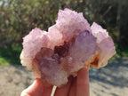 Natural Amethyst Spirit Quartz Clusters x 2 From Boekenhouthoek, South Africa - Toprock Gemstones and Minerals 