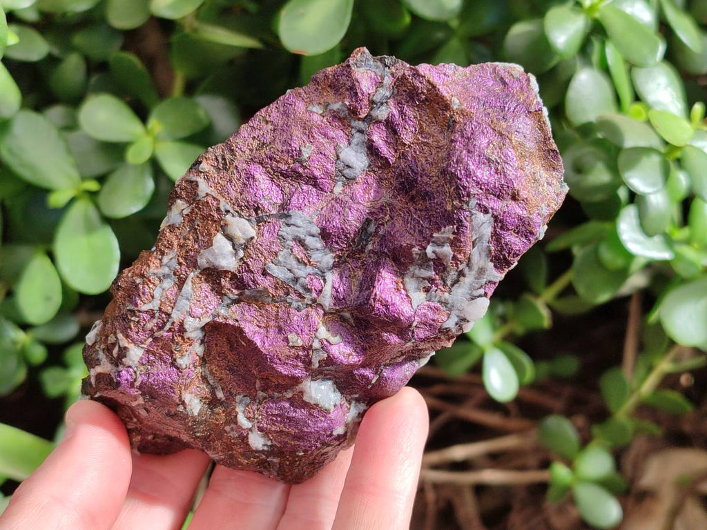 Natural Metallic Purpurite Cobbed Specimens x 4 From Erongo, Namibia - Toprock Gemstones and Minerals 