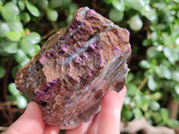 Natural Metallic Purpurite Cobbed Specimens x 4 From Erongo, Namibia