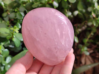Polished Rose Quartz Standing Free Forms x 2 Madagascar