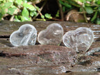 Polished Clear Quartz Hearts x 35 From Madagascar - Toprock Gemstones and Minerals 