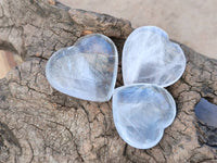 Polished Clear Quartz Hearts x 35 From Madagascar