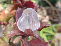 Polished Clear Quartz Hearts x 35 From Madagascar