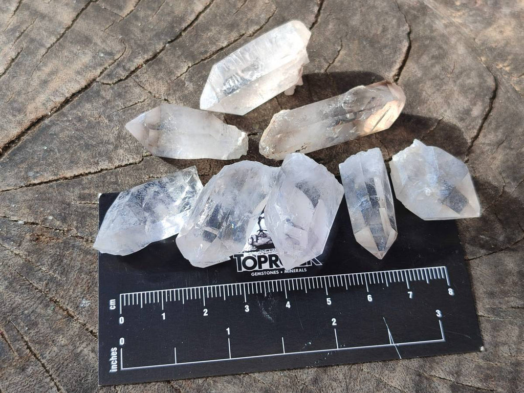 Natural Smokey Amethyst Quartz Crystals x 70 From Brandberg, Namibia - Toprock Gemstones and Minerals 