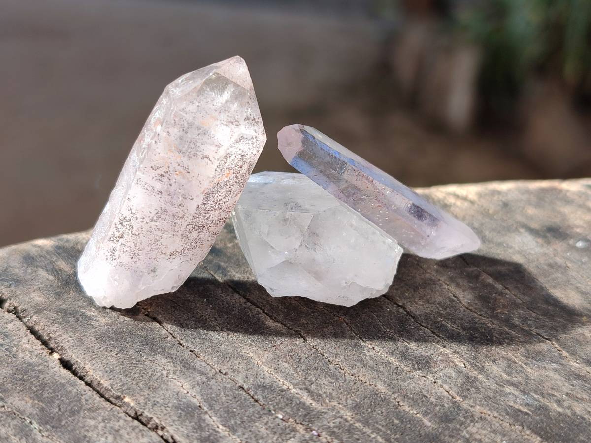 Natural Smokey Amethyst Quartz Crystals x 70 From Brandberg, Namibia - Toprock Gemstones and Minerals 