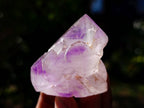 Polished Window Amethyst Crystals x 12 From Madagascar - Toprock Gemstones and Minerals 