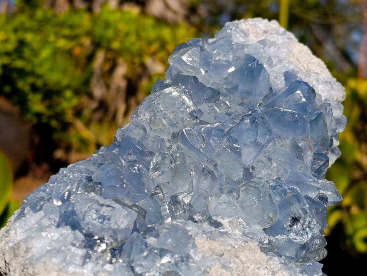 Natural Celestite Specimen x 1 From Sakoany, Madagascar - Toprock Gemstones and Minerals 
