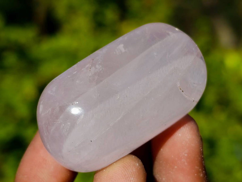 Polished Rose Quartz Bullets x 21 From Madagascar - Toprock Gemstones and Minerals 