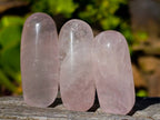Polished Rose Quartz Bullets x 21 From Madagascar - Toprock Gemstones and Minerals 