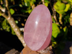 Polished Rose Quartz Standing Free Forms x 2 From Madagascar - Toprock Gemstones and Minerals 